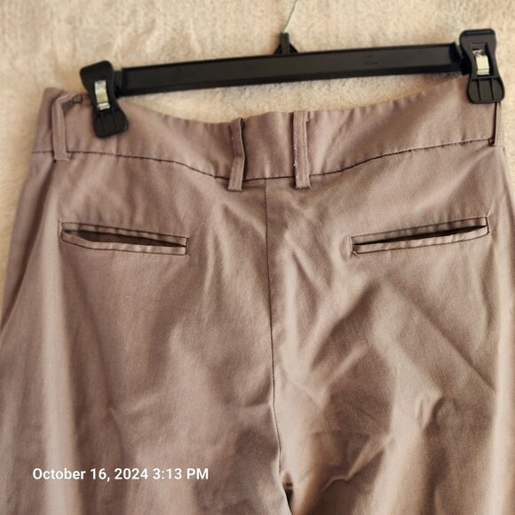 Express World Brand Stretch Dress Pants Womens Size 3/4 Reg Hook & Loop Pockets - Picture 10 of 10